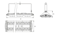 Промышленный подвесной светильник    ДСП 29-200-022